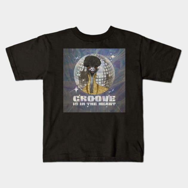 Groovy Emu Kids T-Shirt by Suneldesigns